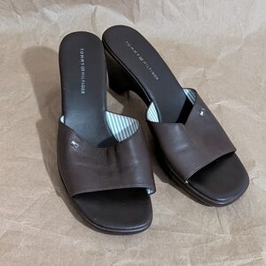 Tommy Hilfiger Women's Espresso Brown Mules